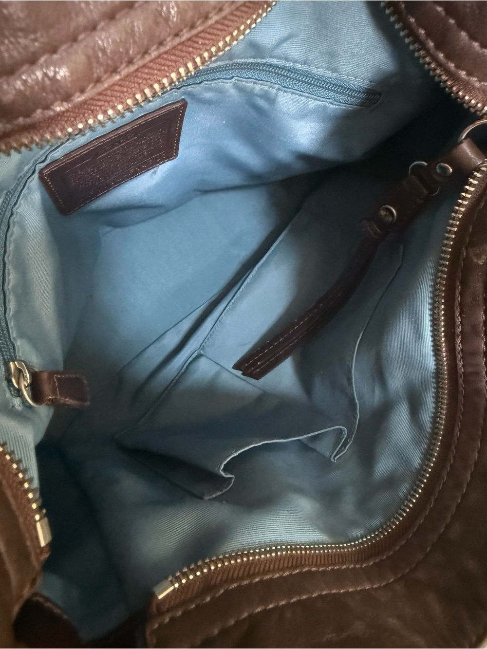 Authenticated Coach Vintage Zoe Glove-Tanned Leather Shoulder Bag in Brown! COA! - Picture 9 of 13